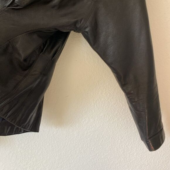 Vintage 1980s Wilson’s Leather  cropped leather jacket - Picture 7 of 12